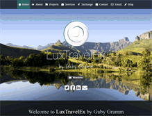 Tablet Screenshot of luxtravelex.com